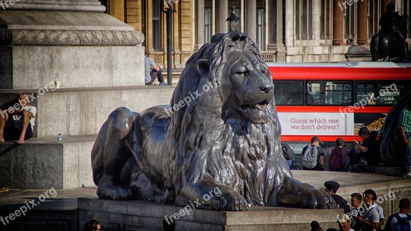 Lion Image Statue Art Bronze Statue