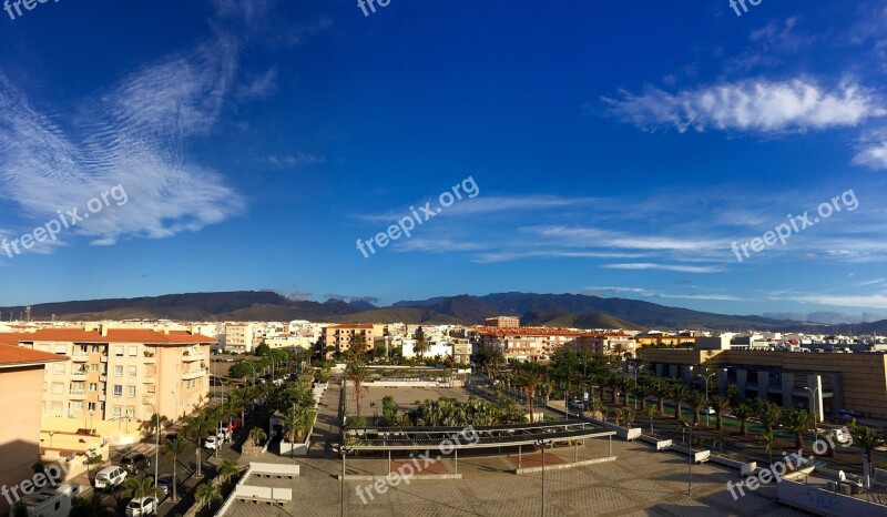 Gran Canaria Vecindario Town Buildings Canary Islands