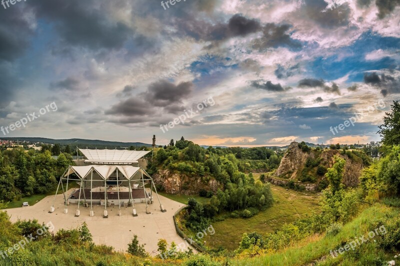 The Amphitheater Kadzielnia Kielce Quarry Landscape