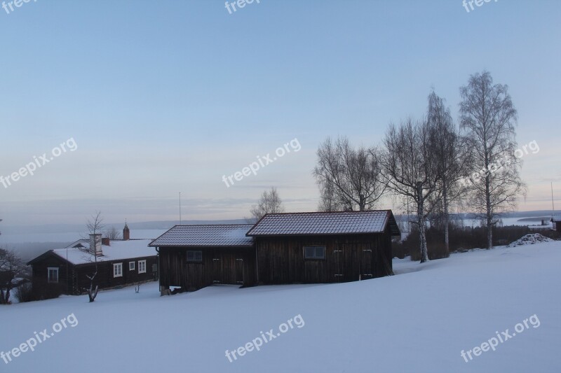 Misty Morning All White Cover Snow