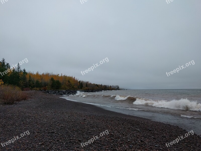 Lake Water Duluth Minnesota Beach