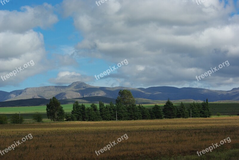 Hills Landscape Air Nature Clouds