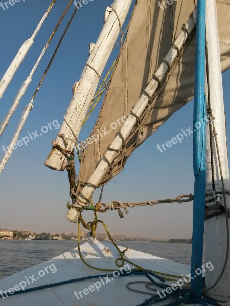 Felucca Nile Egypt Free Photos