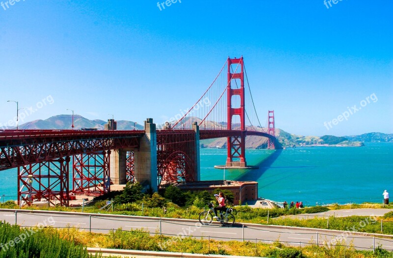 Golden Gate Bridge Sf California Usa