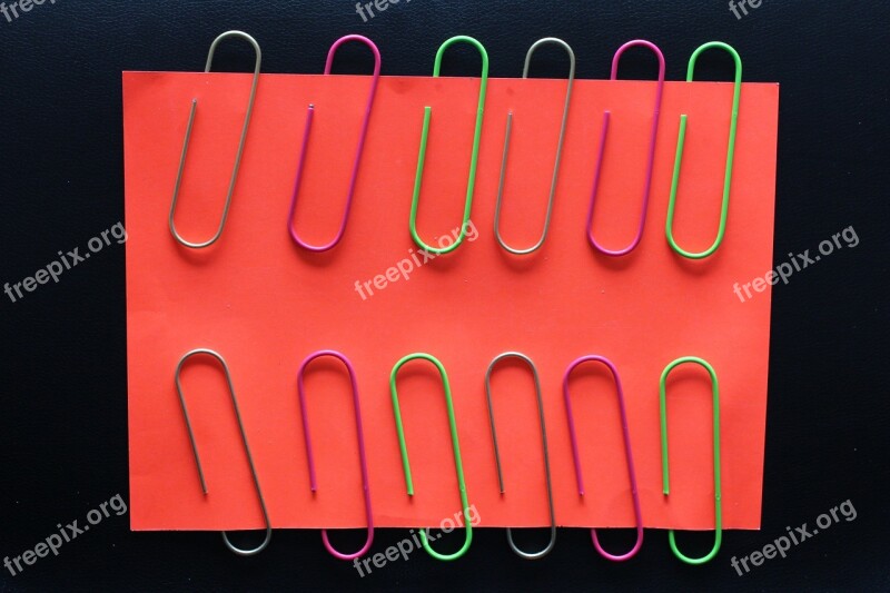 Paperclips Office Supplies Business Accessories Paper