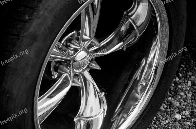 Auto Rims Chrome Rubber Wheel