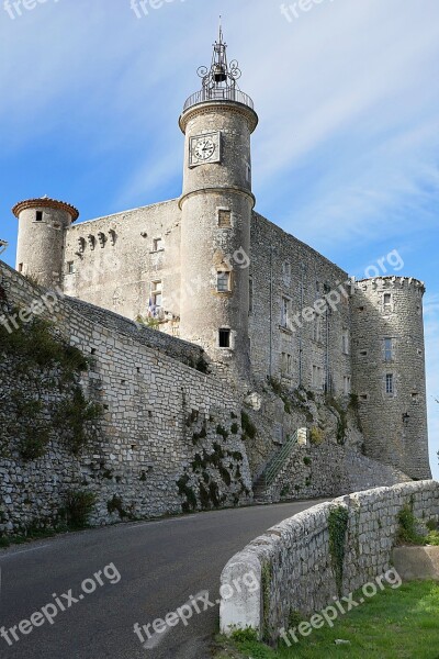 Chateau Castle Lussan Gard France