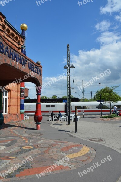 Architecture Germany Railway Station Uelzen Hundertwasser