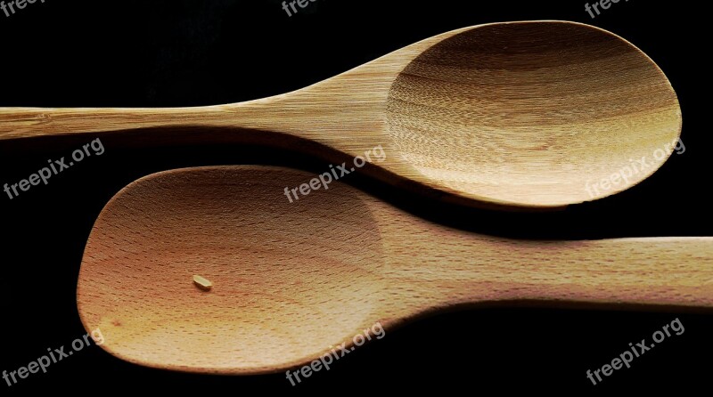 Rice Spoon Spoon Rice Eat Food