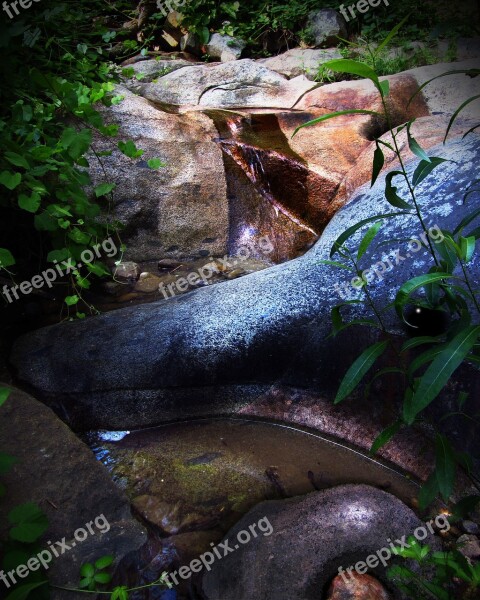 Rocks Rock Formation Deer Creek Nevada City California