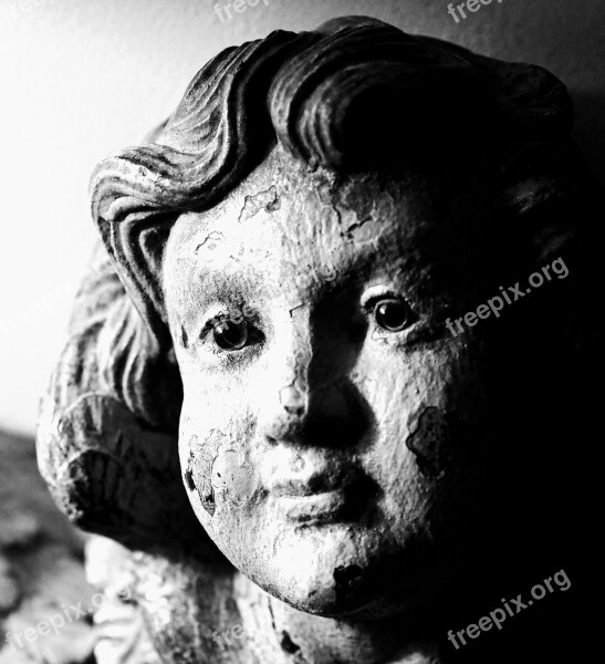 Statue Look Face Material Sadness