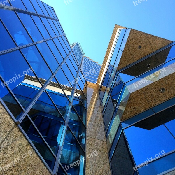 Skyscraper Building Architecture Triangle Angles