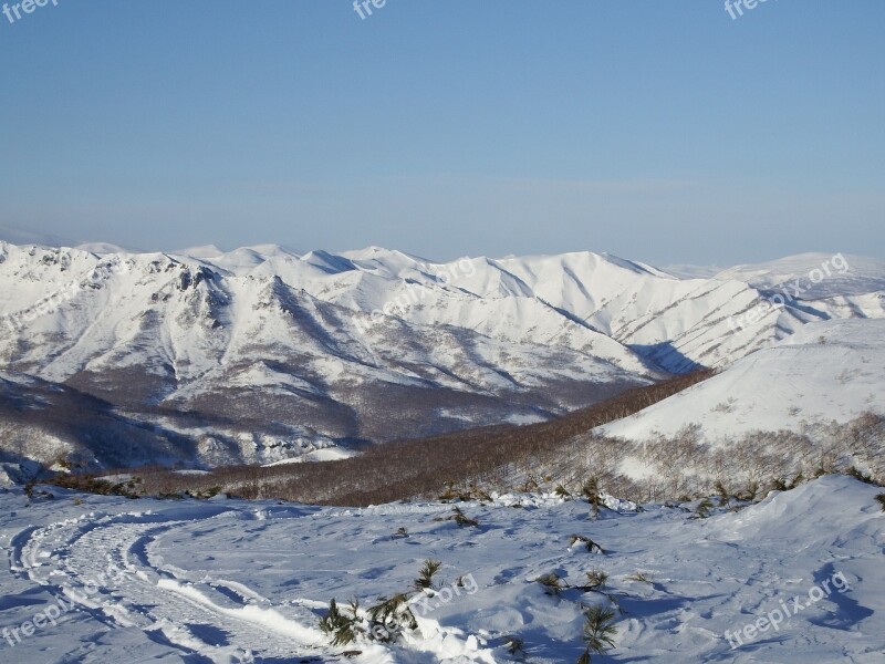 Mountains Ridge View Highlands Winter