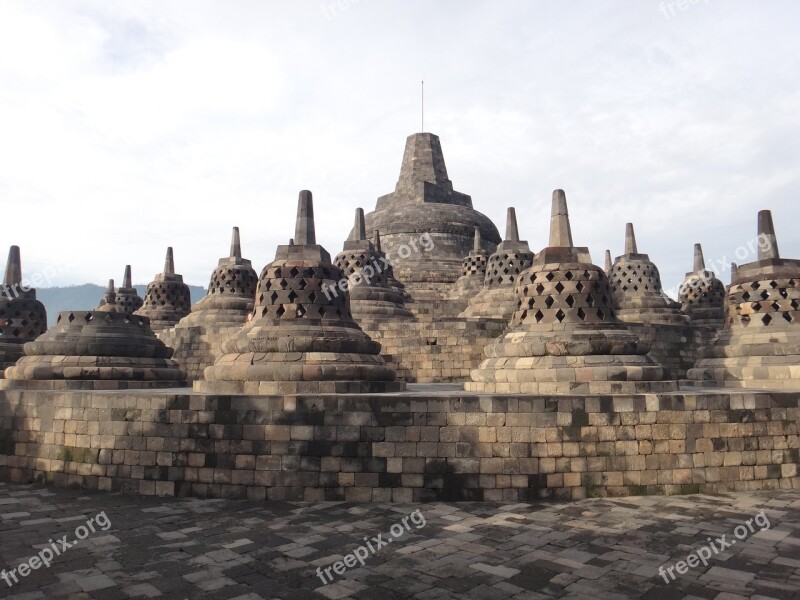 Borobudur Indonesia Temple B Buddhism