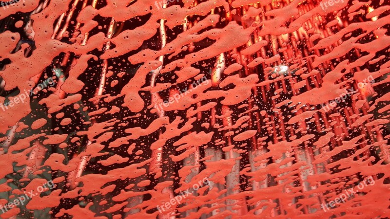 Car-wash Car Wash Red Soap Water