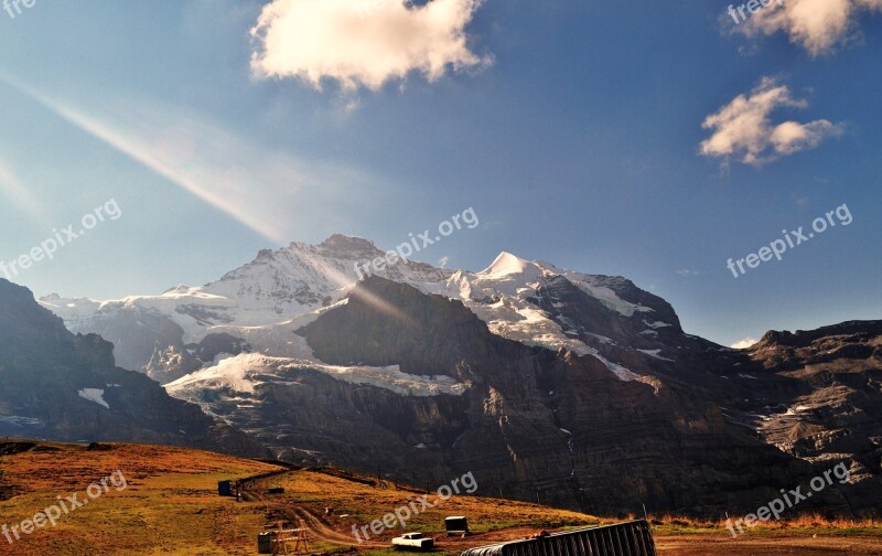 Bernese Oberland Hiking Switzerland Alpine Landscape