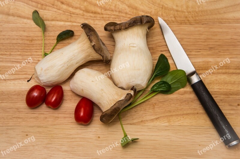 Mushroom Oyster Pleurotus Eryngii Delicacy Mushrooms