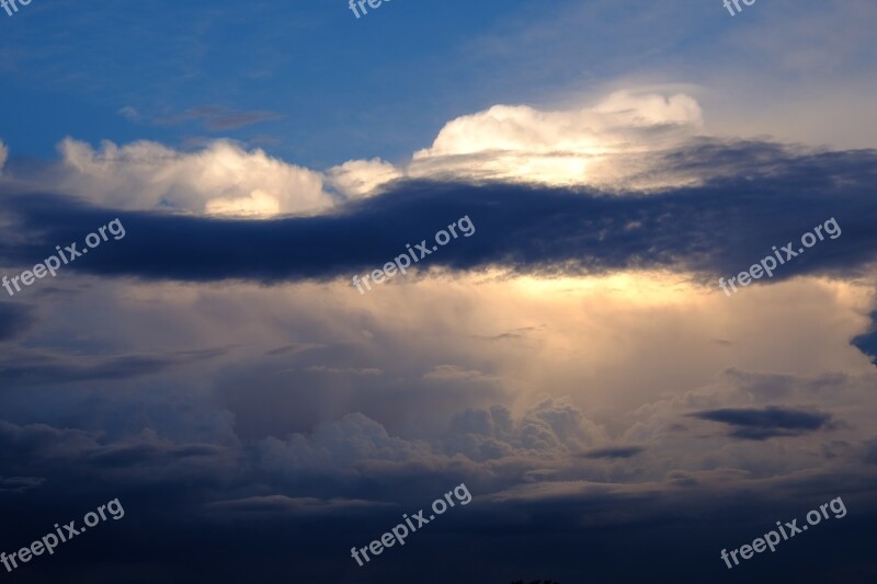 Clouds Cloudscape Sky Dark Clouds Mood