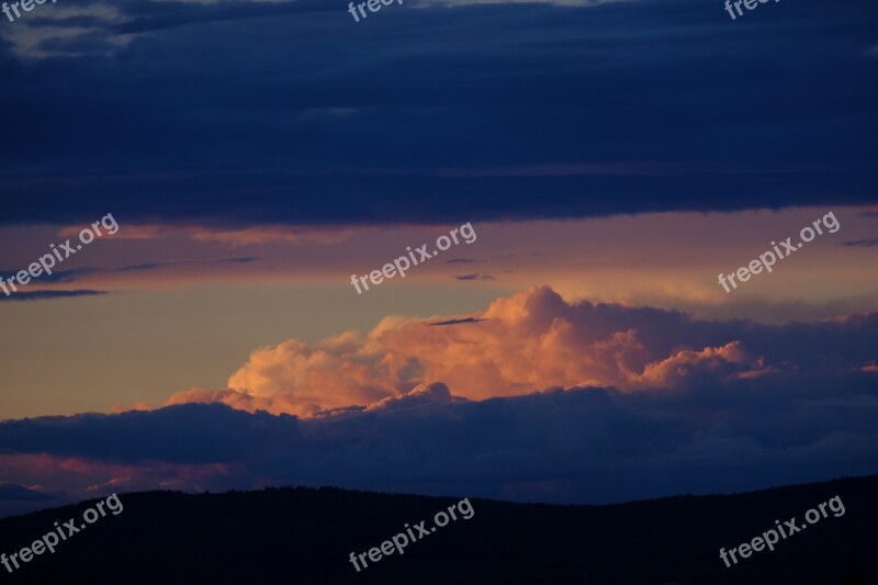 Clouds Cloudscape Sky Dark Clouds Mood