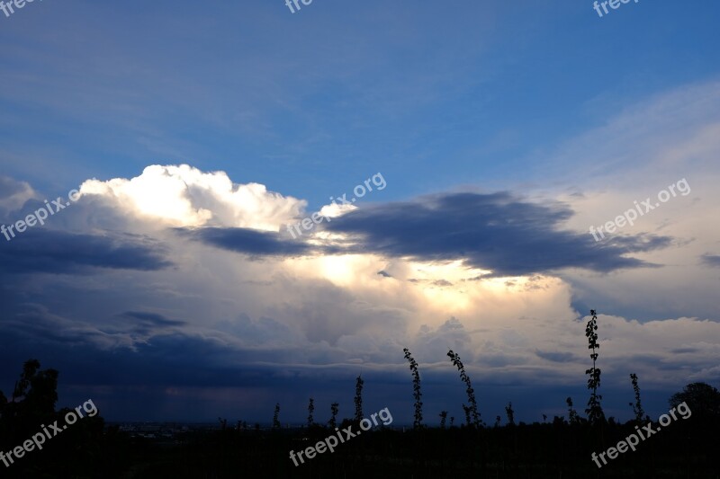 Clouds Cloudscape Sky Dark Clouds Mood