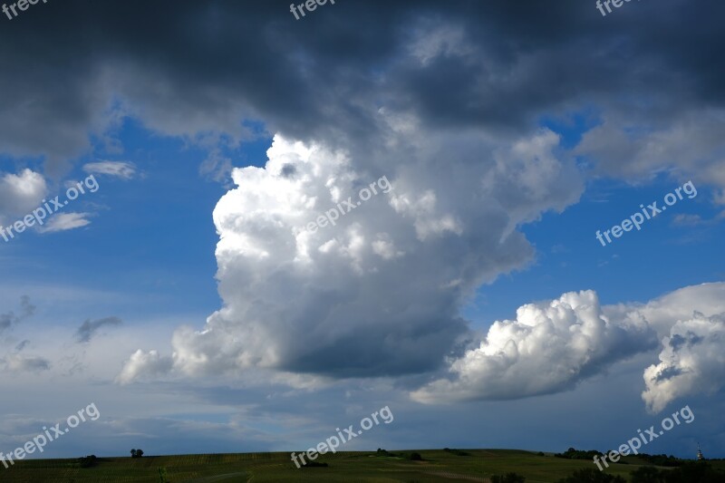 Thundercloud Thunderstorm Clouds Weather Storm