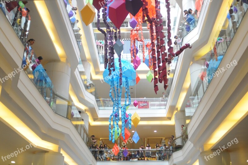 Mall Decoration Colorful Free Photos