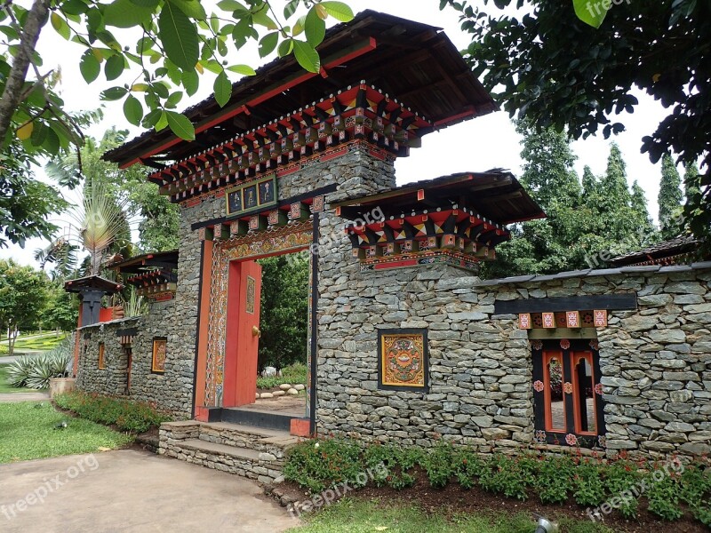 Asia Architecture Temple Buddhist Buddhism