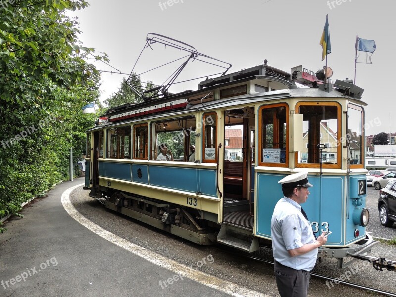 Old Tram Tram133 Gothenburg Sweden Tram