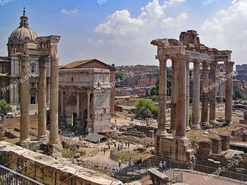 Forum Rome Italy Europe Antiquity