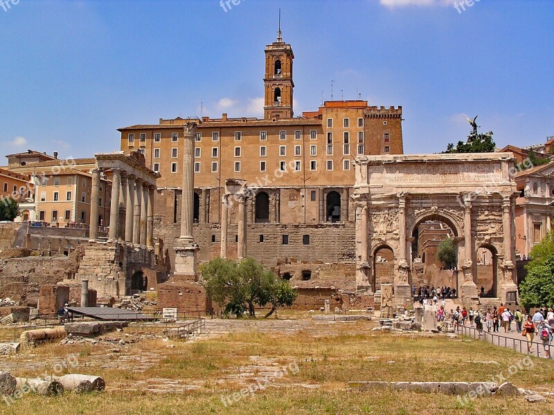 Forum Rome Italy Europe Antiquity