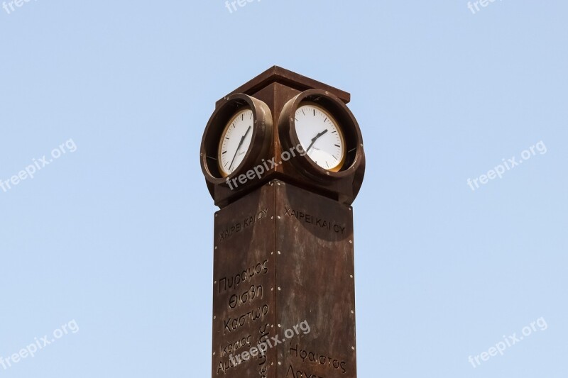 Clock Port Clock Tower Tourism Attraction