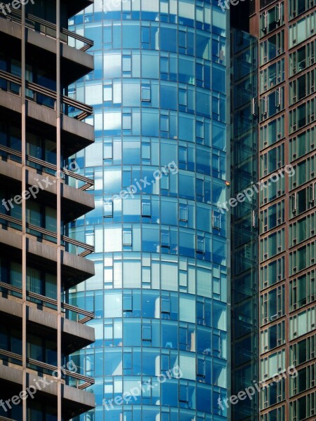 Skyline Skyscraper Skyscrapers Architecture Frankfurt