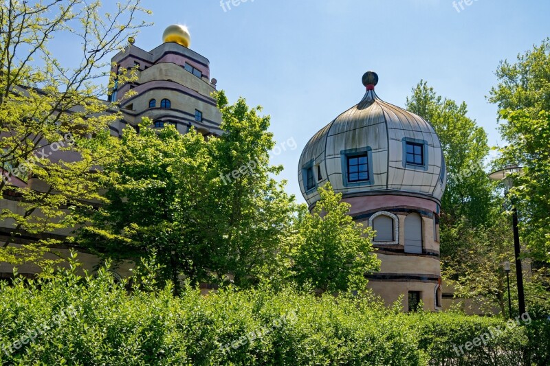 Forest Spiral Hundertwasser House Friedensreich Hundertwasser Art Architecture