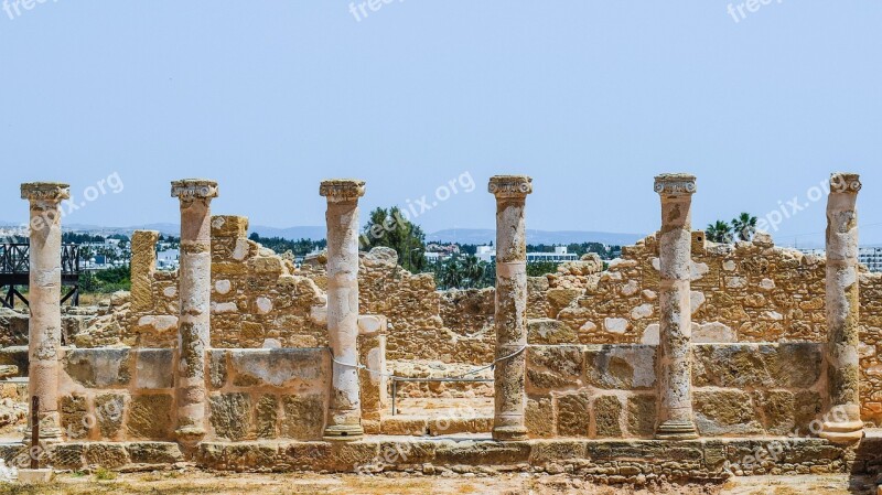 Pillars Columns Remains Architecture Ancient