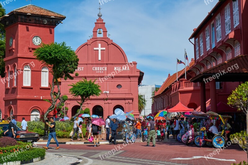 Church Malaysia Red Religion City