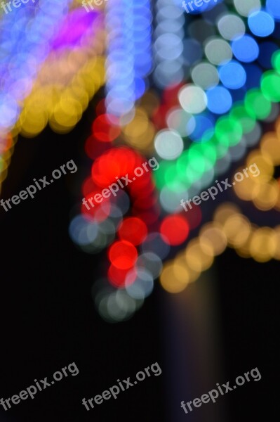 Bokeh Light Color Out Of Focus Flare