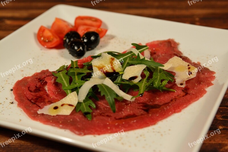 Carpaccio Rustic Carpaccio Beef Eat Starter