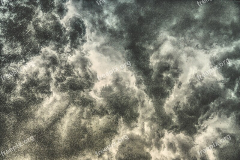 Storm Clouds Clouds Sky Thunderstorm Dark Clouds