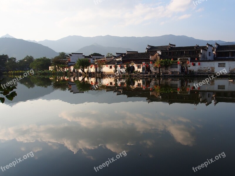 Hongcun China Chinese Architecture Huizhou Architecture Free Photos