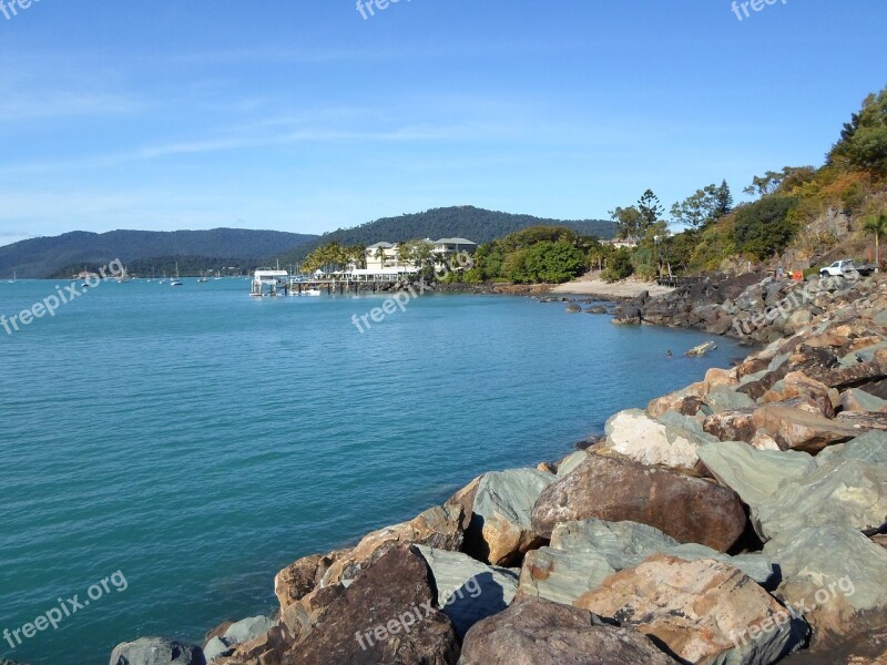 Airlie Beach Ocean Australia Free Photos