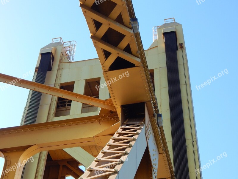 Tower Bridge Bridge Truss Sacramento Drawbridge