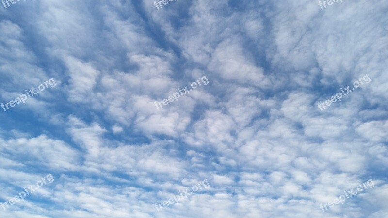 Sky Clouds Grassland Free Photos