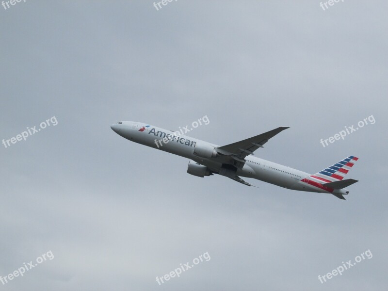 Plane Spotting Plane Heathrow American Airlines American