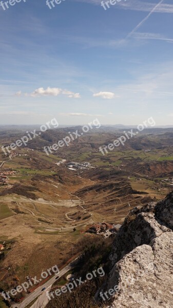 Landscape Italy Sky Earth San Marino