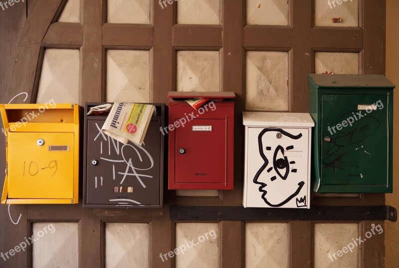 Mail Mailbox Newspapers Letters Box