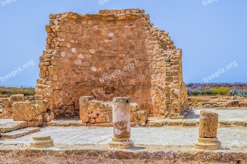 Monument Remains Ancient Architecture Stone