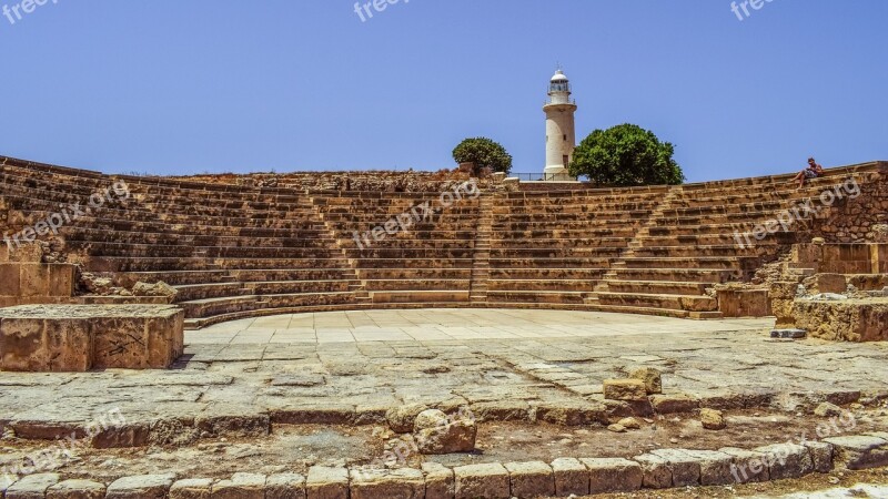 Ancient Theater Monument Ancient Architecture Stone