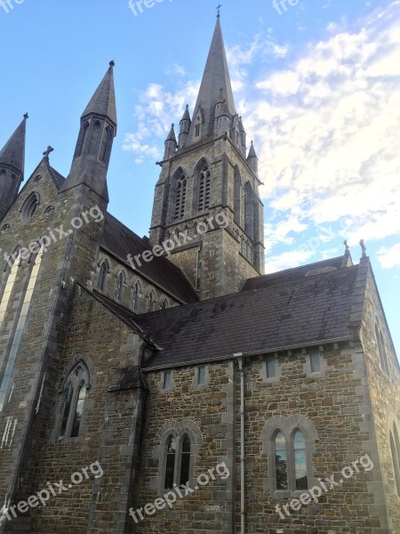 Ireland Killarney Catedral Spire Free Photos