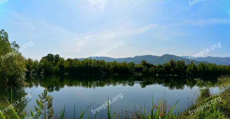 Nature Sakarya Ponds Reflections Lacquer