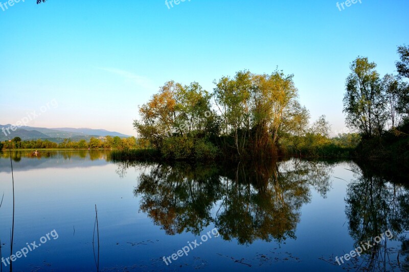 Nature Sakarya Ponds Reflections Lacquer